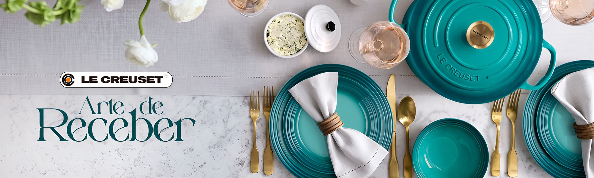Le Creuset A arte de receber