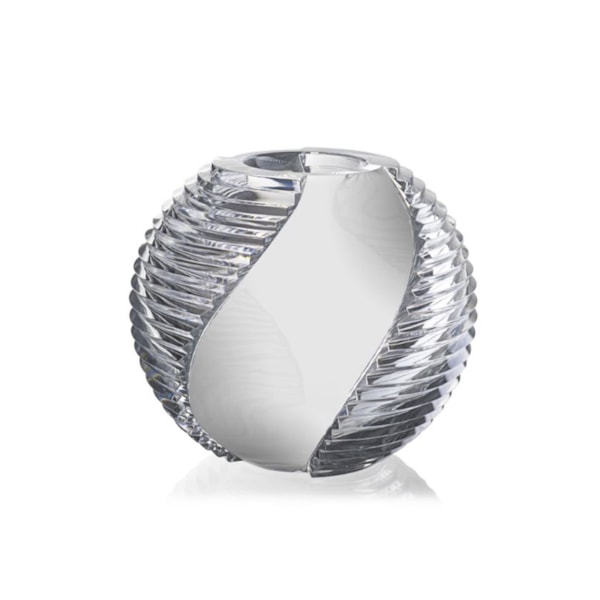 Vaso Redondo Rogaska Crystal Inline 22 cm