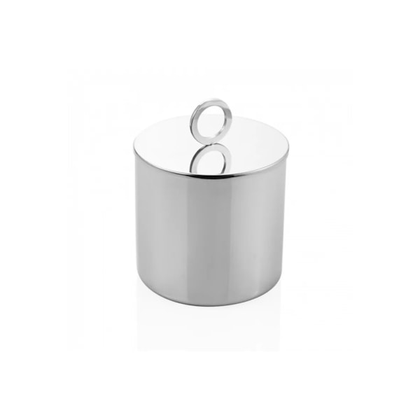 Balde Térmico para Gelo com Pinça Riva Venezia Aço Inox 18 x 18 cm