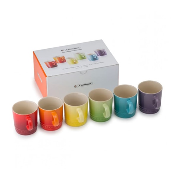 Set Canecas Le Creuset Gift Collection 100 ml - 6 peças
