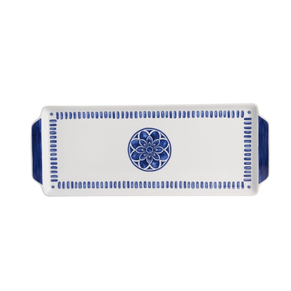 Travessa para Torta Vista Alegre Azure 39,4 x 15,2 cm
