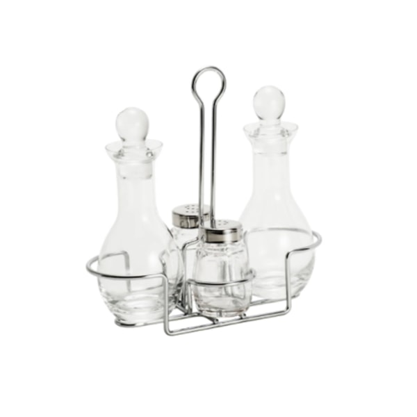 Galheteiro Aramado Wolff em Prata - 4 peças
