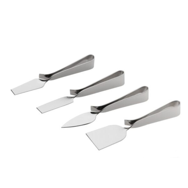 Jogo de Facas para Queijo Riva Cassino Aço Inox - 4 peças