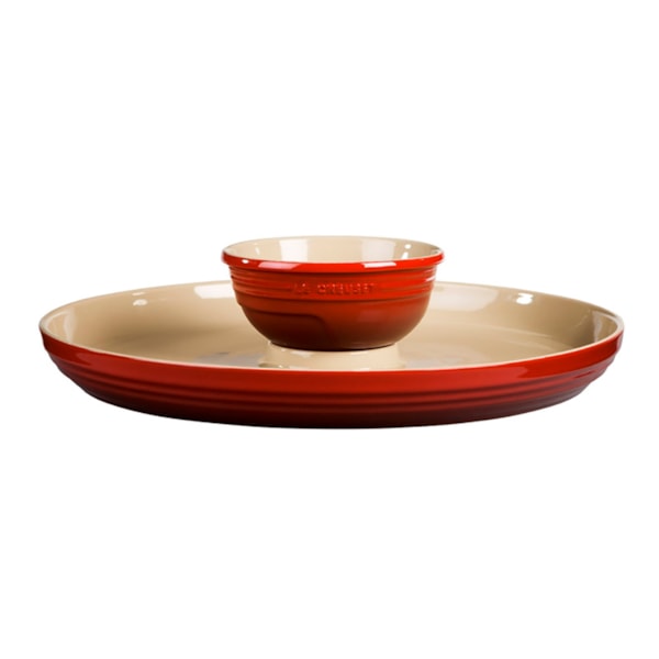 Prato para Aperitivo Le Creuset Vermelho 34 cm