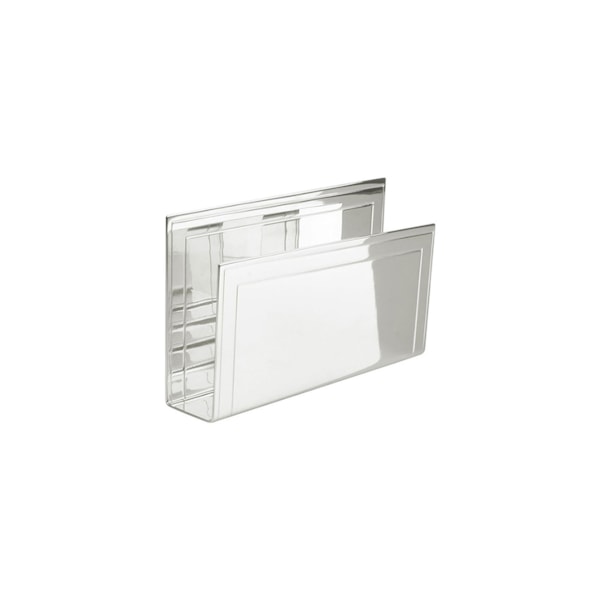 Porta Guardanapos Retangular St James com Friso 15 x 9 cm