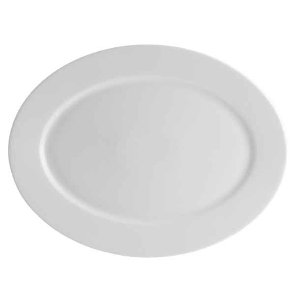 Travessa Oval Vista Alegre Broadway White 38 cm