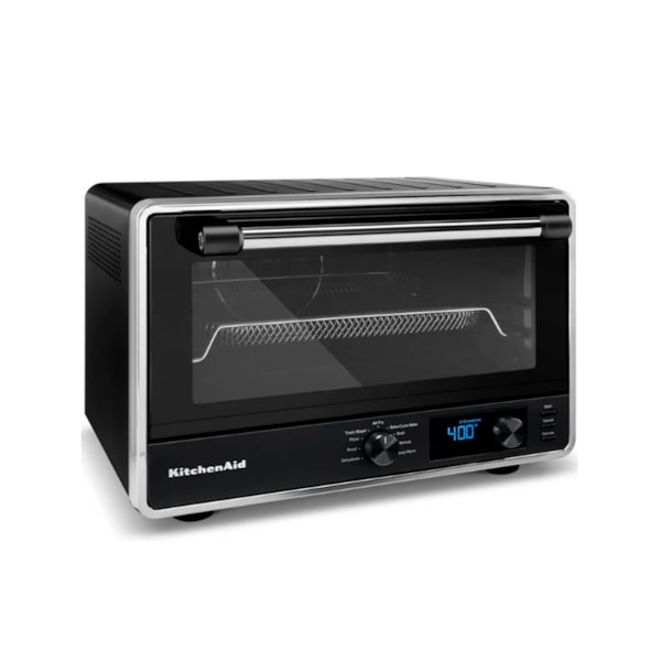 Forno Multifunções KitchenAid com Air Fryer e Acessório para Pizza Black Matte - KOG21AP