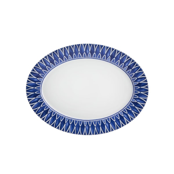 Travessa Oval Vista Alegre Azure 4 x 32 x 42,5 cm