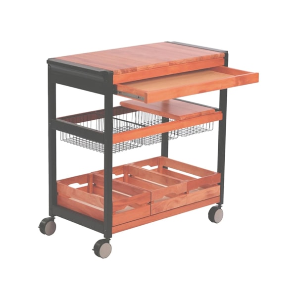 Carrinho para Churrasco Tramontina 90 x 88 x 45 cm