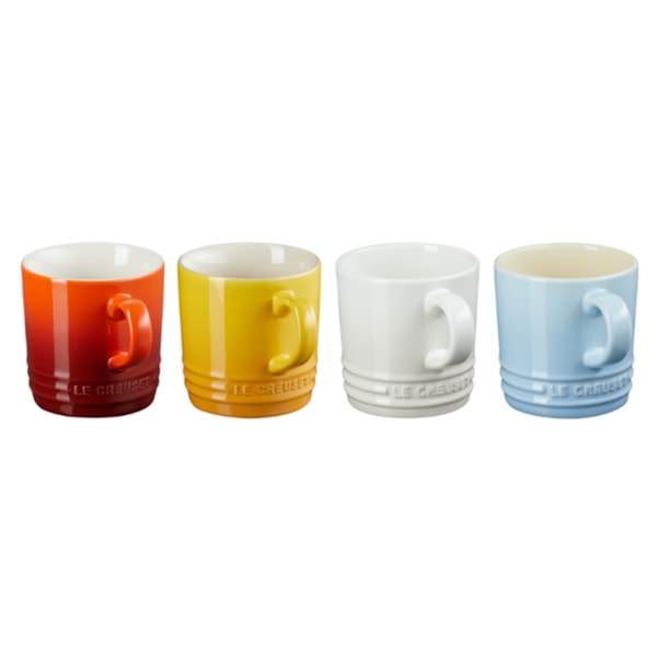 Set Canecas Le Creuset Elements 200 ml - 4 peças
