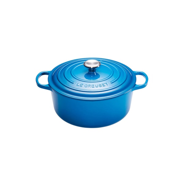 Panela Redonda Le Creuset Signature Azul Marseille 24 cm