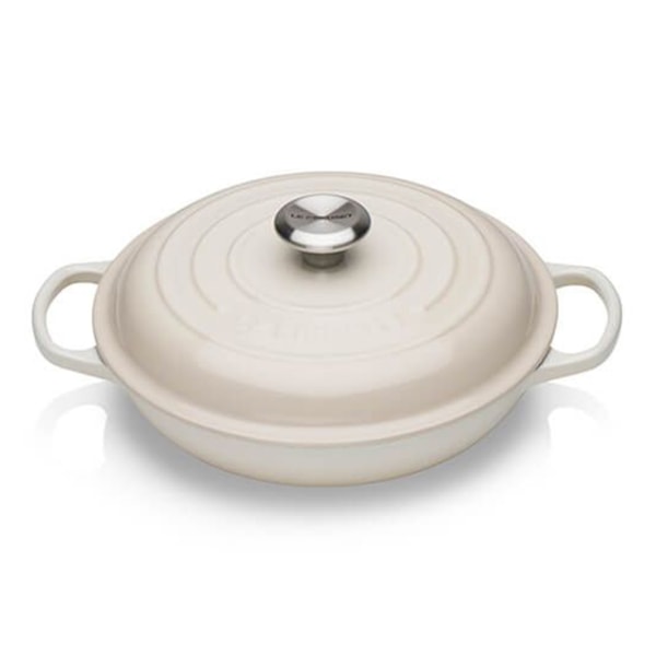 Caçarola Buffet Le Creuset Signature Meringue 30 cm