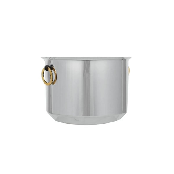Champanheira com Argola Riva Bottega Nocc com Detalhes em Ouro 24K