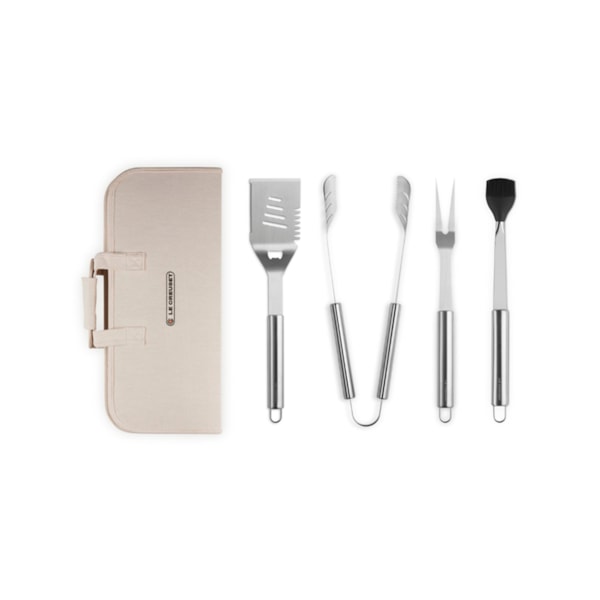 Set 4 Utensílios Le Creuset Inox Alpine Black Onix