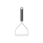 Amassador de Batata Profissional KitchenAid Cinza 28 cm