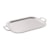 Bandeja Retangular com Alça Silverlux Pérola 45 x 35,5 cm
