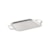 Bandeja Retangular com Alça Silverlux Lisa 40 x 31 cm