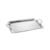 Bandeja Retangular com Espelho Wolff Croisé em Zamac Niquelado 53,5 x 30 x 5 cm