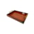 Bandeja Retangular Lucatti Bali Marrom 8 x 46 x 33 cm