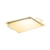Bandeja Riva Cascia Nocc Ouro 24K e Aço Inox 51 x 33 x 2 cm