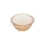 Bowl Lyor Coração Âmbar Metalizado 13 x 6,5 cm
