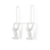 Cabide de Porta Duplo Umbra Buddy Branco