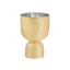 Cachepot Riva Boreal Ouro 24 K 10,5 x 16 cm