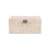Caixa Decorativa Mart em MDF e Linho Bege 13 x 28,5 x 20,5 cm