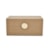 Caixa Decorativa Mart em PU Marrom 13,5 x 28 x 16 cm