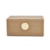 Caixa Decorativa Mart em PU Marrom 10,5 x 23 x 13 cm