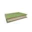 Caixa Livro Lucatti em Madeira e PU Verde Claro 6 x 32 x 34 cm