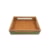 Caixa Quadrada Vazada Empilhável OIKOS Bambu 5,9 x 23 x 32 cm