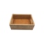 Caixa Quadrada Vazada Empilhável OIKOS Bambu 9,3 x 15,1 x 22 cm