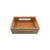 Caixa Quadrada Vazada Empilhável OIKOS Bambu 9 x 16 x 23 cm