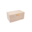 Caixa Retangular Decorativa Lucatti Capri Bege 13 x 17 x 22 cm