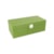Caixa Retangular Decorativa Lucatti em Madeira e PU Verde Claro 11 x 30 x 19 cm