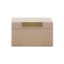Caixa Retangular em MDF com Revestimento PU Bege 3,5 x 36 x 24,5 cm