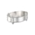 Centro de Mesa Oval Silverlux Pérola 45 x 29,5 x 11 cm