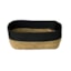 Cesto de Fibra Natural Paramount Preto 11 x 23 x 30 cm