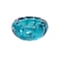 Cinzeiro Rennes Cristais D´Labone Aquamarine 18 x 9 cm