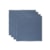 Conjunto de Guardanapos Lyor Momentos Azul 40 x 40 cm - 4 peças