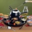 Conjunto para Fondue Forma Inox Cervinia Carroussel Preto - 18 peças