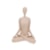 Escultura Yoga Mart em Poliresina 21,5 x 15 x 11 cm