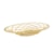 Fruteira / Cesto para Pão Riva Diamante Ouro 24K 27 x 16,1 x 5 cm