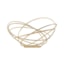 Fruteira Riva Potenza Grande Ouro 24K 31 x 32 x 17 cm