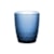 Jogo de Copos Baixos HUB.ME com Detalhe Texturizado Azul 340 ml - 4 peças