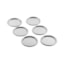 Jogo de Porta Copos Riva Lecco em Prata 11 cm - 6 peças