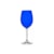 Jogo de Taças para Vinho Bordeaux Bohemia Gastro Azul 580 ml - 6 peças