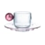 Jogo de Xícaras para Café com Pires Ribeiro e Pavani Esfera Pink 90 ml - 6 peças