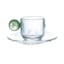 Jogo de Xícaras para Café com Pires Ribeiro e Pavani Esfera Verde 90 ml - 6 peças
